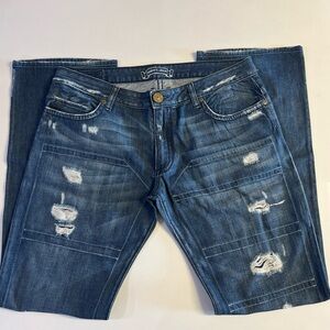 *Robin's Jean Destroyed Basic 5 Pocket Jeans Cut# 601081 Style# D5408